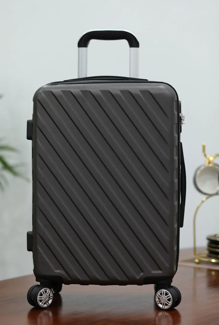 Diagonal Stripe Abs Luggage